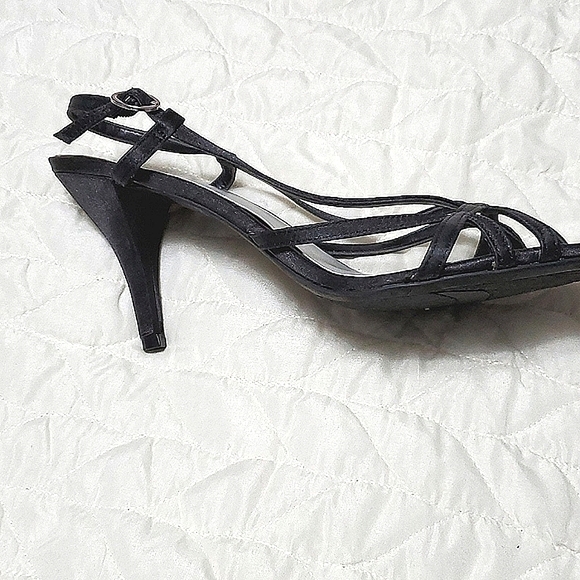 FIONI black strappy sandals - Picture 5 of 8